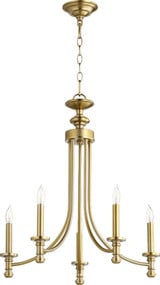 Rossington 5 Light Medium Chandelier by Quorum 6022-5 - 6022-5