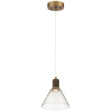 Port Nine 9W 1 LED Pendant 8.5 x 8 Inches by Access 63140LEDD-ABB - 63140LEDD-ABB
