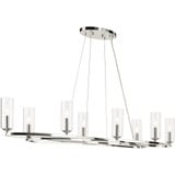 Harpin 8 Light Oval Chandelier 8.75 Inch Tall X 16.25 Inch Wide by Kichler - 52772