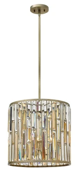 Gemma 3 Light Large Foyer Pendant 16 Inch Wide by Fredrick Ramond - FR33734