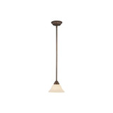 Coronado 1 Light 13 Inch Wide Semi Flush Mount by Livex - 6109