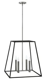 Fulton 4 Light Medium Foyer Chandelier by Hinkley - 3336