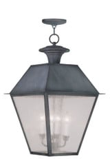 Mansfield 4 Light Medium Outdoor Pendant by Livex - 2174