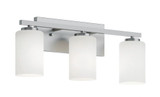 Leo 3 Light Vanity Light by AFX - LEOV2209MB