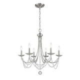 Mirabella 6 Light Medium Chandelier by Golden - 7644-6