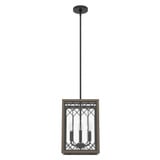 Chevron 4 Light Medium Pendant 16 Inch Tall by Hunter Fans - CH4_193_11P