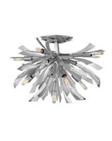 9 Light 24 Inch Wide Semi Flush Mount by Fredrick Ramond - FR40903