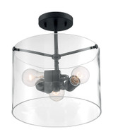 Sommerset 3 Light 11.75 Inch Wide Flush Mount by Nuvo - 60-717-3SF