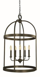 Heidelberg 5 Light Small Foyer Chandelier by Framburg - 5645