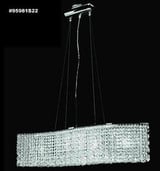 Broadway 5 Light Oversized Crystal Pendant by James Moder - 95981S