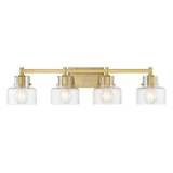 Dover 4 Light Bath Vanity 8.25 Inch Tall and 33.25 Inch Wide by Savoy House - 8-1030-4