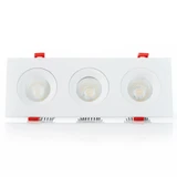Midway 36W 1 LED 3.5 Inch Rectangular Triple Gimbal (Set of 4) by Eurofase  - 45382-4