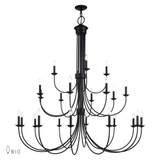 Estate 24 Light Oversized Foyer Chandelier by Livex - 42686