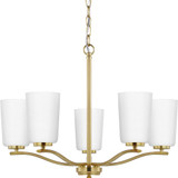 Adley 5 Light Medium Linear Chandelier by Progress - P400350