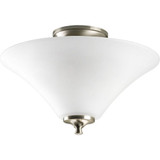 Melon 2 Light 13.31 Inch Wide Semi Flush Mount by Progress - P3855