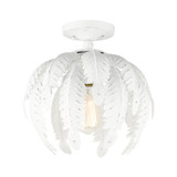 Acanthus 1 Light 12.63 Inch Wide Semi Flush Mount by Livex - 46231