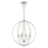 Arabella 4 Light Small Chandelier by Livex - 40914