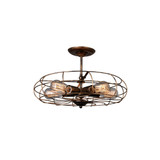 Pamela 5 Light 19 Inch Wide Flush Mount by CWI - 9606C19-171919