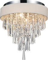 Franca 4 Light 16 Inch Wide Flush Mount by CWI - 5523C16C-171616