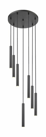 Forest 35W 7 LED Chandelier 12 Inch Tall and 18 Inch Wide By Z-Lite - 919MP12-7R