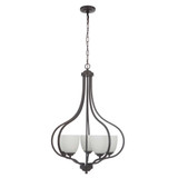 Serene 5 Light Medium Foyer Chandelier by Craftmade - 49935