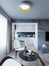 Kayce 15W 1 LED 12 Inch Wide Flush Mount by AFX - KYCF12LAJD1