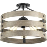 Gulliver 3 Light 17 Inch Wide Semi Flush Mount by Progress - P350049