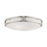 Titania 3 Light 16 Inch Wide Flush Mount by Livex - 4488