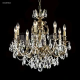Brindisi 8 Light Medium Chandelier by James Moder 40618MB - 40618MB