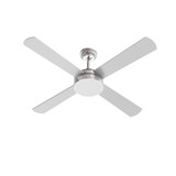 Bryant 4 Blade Flush Ceiling Fan with Light Kit 13.5 X 52 Inch Wide by AFX - BYTN524LA