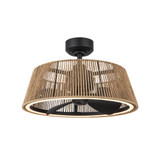 Isla 3 Blade LED Fandelier 14.75 Inch Tall and 24 Inch Wide by Kuzco - CF41424