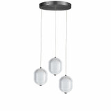 Peri 22.5W 3 LED Multi Pendant 10 Inch Tall and 12 Inch Wide by Dainolite - PRI-1222LEDP