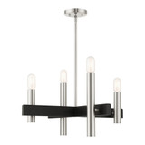 Helsinki 4 Light Medium Chandelier by Livex - 49994