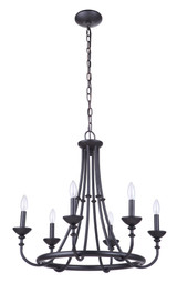 Marlowe 6 Light Medium Chandelier by Craftmade - 53726