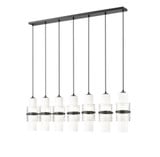 Cayden 7 Light Linear Chandelier 16.75 x 4.75 Inches Wide by Z-Lite - 1946P-7L