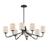 Durham 8 Light Chandelier 8.75 Inch Tall and 34.25 Inch Wide by Maxim - 12698