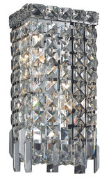 Maxime 2 Light Steel Wall Sconce 13 Inch Tall by Elegant - V2033W6