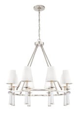 Baxter 8 Light Large Chandelier by Crystorama - 8867