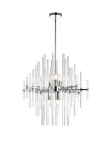 Sienna 6 Light Large Pendant 23 Inch Wide by Elegant - 2502D23