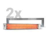 Electric Heater and Flush Mount Frame Bundle By Eurofase - Bundle-H-FM
