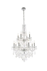 Giselle 12 Light Large Chandelier by Elegant - V7890D28