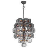 Perriand 1.5W 40 LED Chandelier 30 Inch and 24 Inch Wide by Fredrick Ramond - FR46856