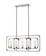 Aideen 5 Light Island/Billiard 9.75 Inch Wide by 14.25 Inch High by Z-Lite - 6000-5L