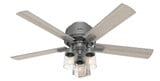Hartland 52 Inch Low Profile Ceiling Fan with LED Light Kit by Hunter Fans - 1000932