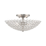 Cassandra 2 Light 13 Inch Wide Semi Flush Mount by Livex - 40443