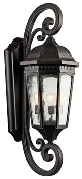 Courtyard 3 Light Outdoor Wall Lantern 40.25 Inch Tall by Kichler - 9060