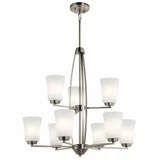 Tao 9 Light Large 2 Tier Chandelier by Kichler - 44052