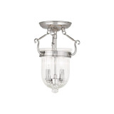 Coventry 2 Light 7.5 Inch Wide Flush Mount by Livex - 50512