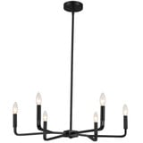 Colette 6 Light Medium Chandelier by Dainolite - CLT-246