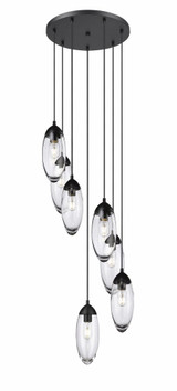 Arden 7 Light Chandelier 12 Inches Tall and 18 Inches Wide by Z-Lite - 651P-7R